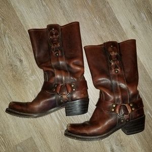 Frye Harness Boots